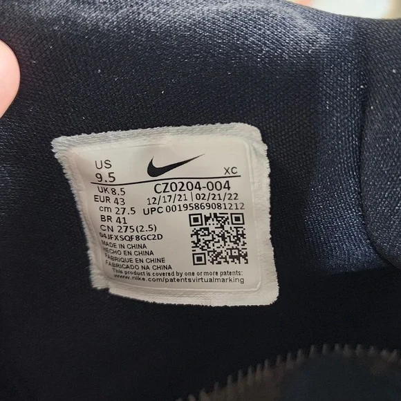 Nike Kyrie Infinity Bred Black Red Mens Size US9.5 Basketball Shoes CZ0204 004